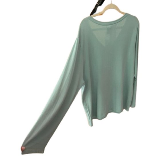 NWT Doncaster lightweight aqua blue sweater, size 3X - Picture 7 of 7